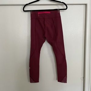 Lululemon Maroon Tight Stuff Legging